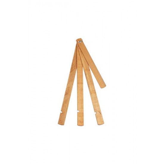 DEMONTE DELİKLİ KAYIN ŞOVALE 40 CM VERNİKLİ
