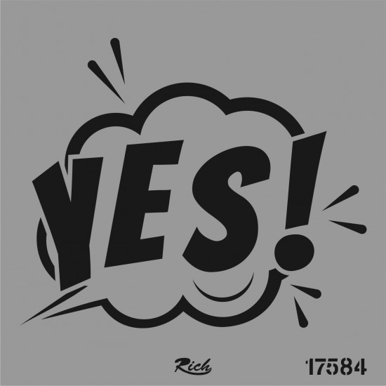 STENCIL KARE 25*25 17584