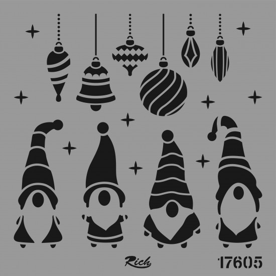 STENCIL KARE 25*25 17605