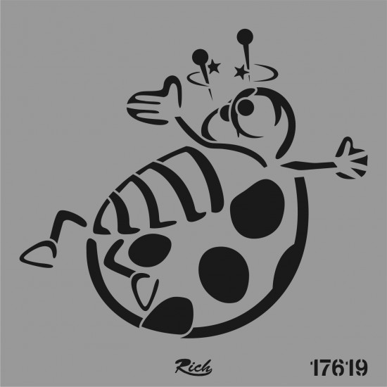 STENCIL KARE 25*25 17619