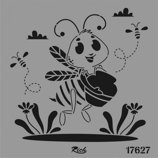 STENCIL KARE 25*25 17627