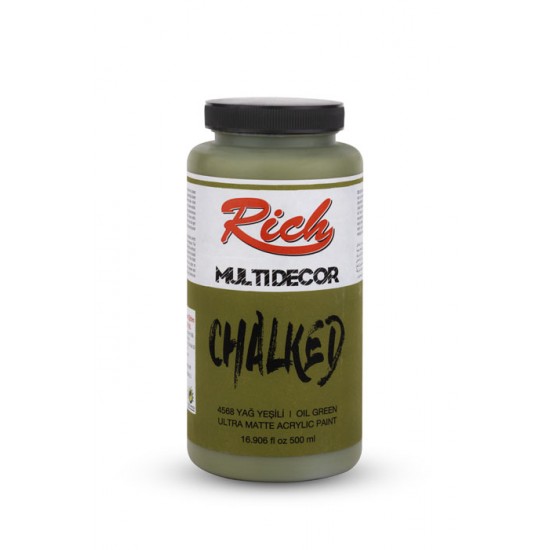 MULTI DECOR CHALKED 500 CC YAĞ YEŞİLİ