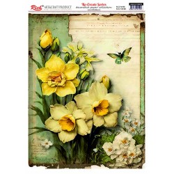 RE-CREATE SERIES PİRİNÇ DEKOPAJ KAĞIDI 