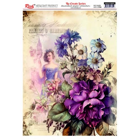 Re-Create Series Pirinç Dekopaj Kağıdı Yılbaşı 2023