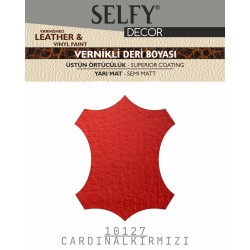 SELFY DECOR DERİ BOYASI 120 CC KARDİNAL KIRMIZI *NEW