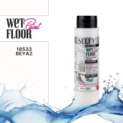 SELFY DECOR ISLAK ZEMİN BOYASI BEYAZ 500 ML