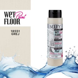 SELFY DECOR ISLAK ZEMİN BOYASI GREJ 500 ML