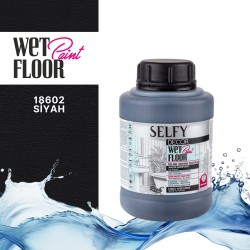 SELFY DECOR ISLAK ZEMİN BOYASI SİYAH 1250 ML
