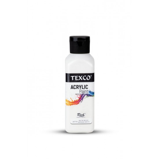 TEXCO  AKRİLİK BOYA - ANTİK BEYAZ 130 ml