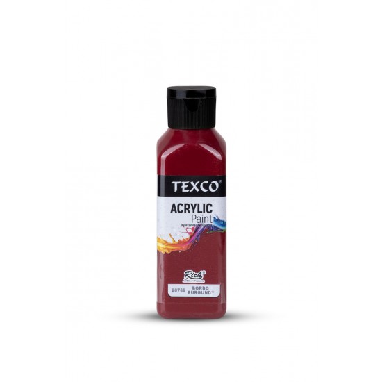 TEXCO  AKRİLİK BOYA - BORDO 130 ml