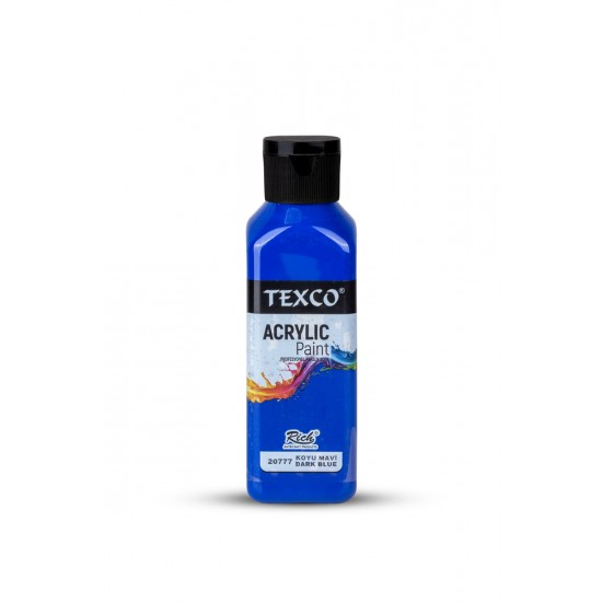 TEXCO  AKRİLİK BOYA - KOYU MAVİ 130 ml