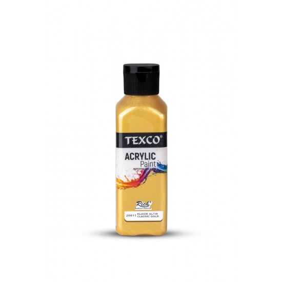  TEXCO METALİK BOYA KLASİK ALTIN 130 ML