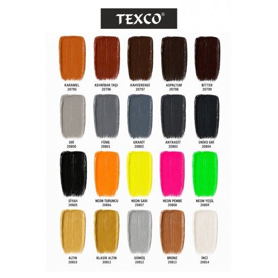 TEXCO  AKRİLİK BOYA - FÜME 130 ml