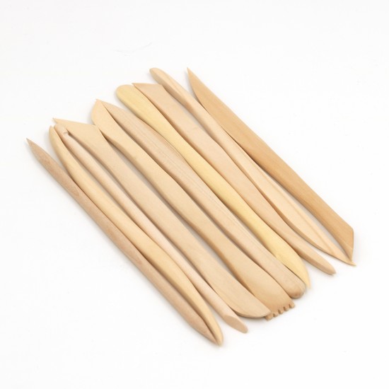 AHŞAP MODELAJ EBEŞUAR SETİ (15 CM 10 PARÇA)