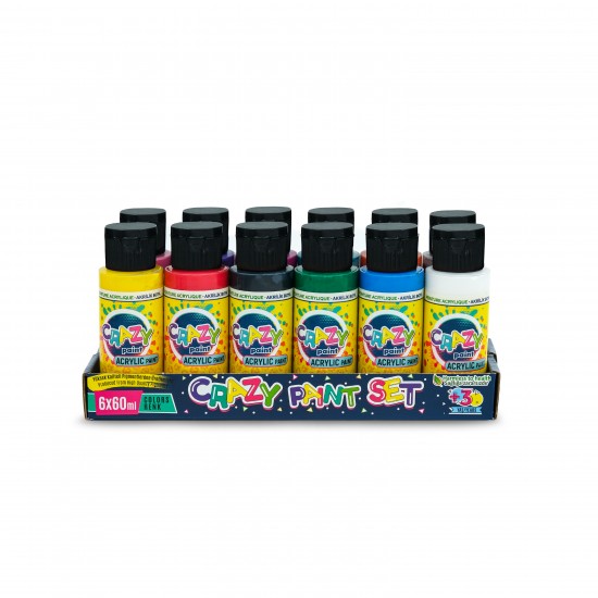 CRAZY 12*60 AKRİLİK SET