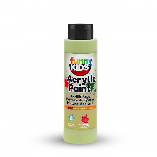 FUNNY KIDS AKRİLİK BOYA 500 CC 2728 SU YEŞİLİ
