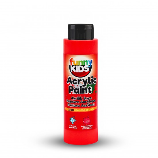 FUNNY KIDS AKRİLİK BOYA 500 CC 2730 TURUNCU