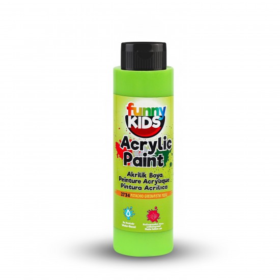 FUNNY KIDS AKRİLİK BOYA 500 CC 2734 FISTIK YEŞİLİ