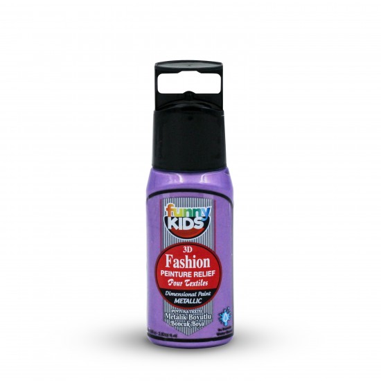 FUNNY KIDS 060 CC BOYUTLU BONCUK METALİK MOR