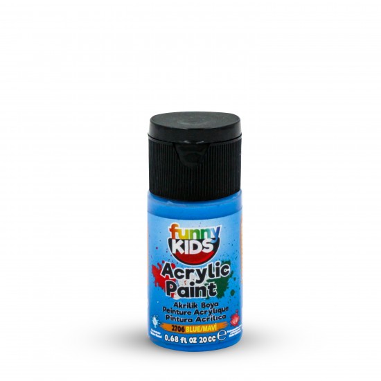 FUNNY KIDS AKRİLİK BOYA 025 CC 2706 MAVİ