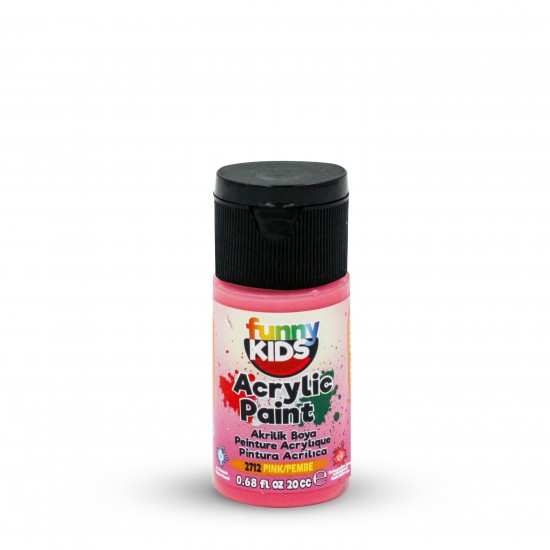 FUNNY KIDS AKRİLİK BOYA 025 CC 2712 PEMBE