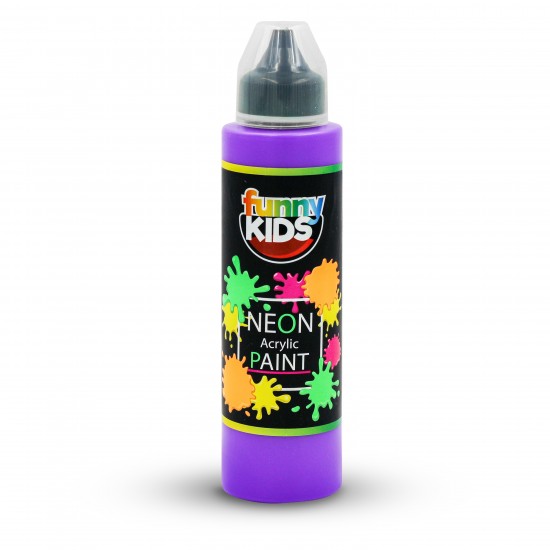FUNNY KIDS AKRİLİK NEON BOYA 500 CC 4808 MOR