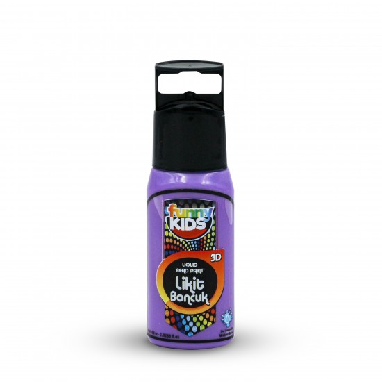 FUNNY KIDS BOYUTLU BONCUK LİKİT 60 CC  MOR 2510