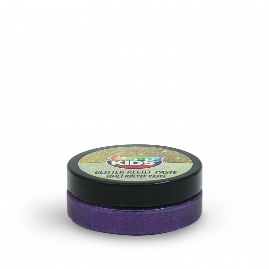 FUNNY KIDS GLITTER RÖLYEF PASTA MOR