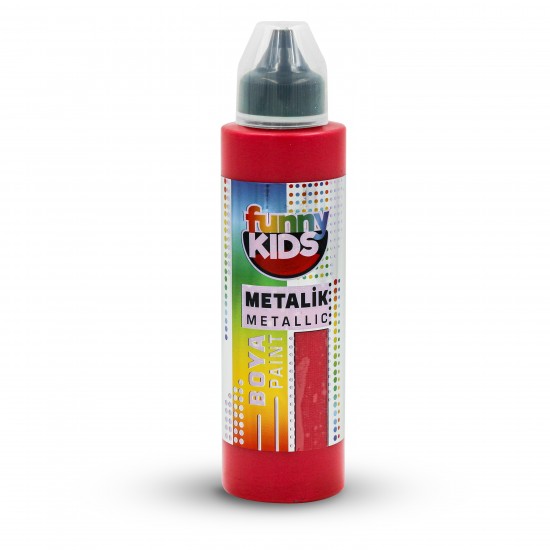 FUNNY KIDS METALİK BOYA 500 CC 2320 ELMA ŞEKERİ