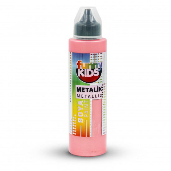 FUNNY KIDS METALİK BOYA 500 CC 2322 TOZ PEMBE