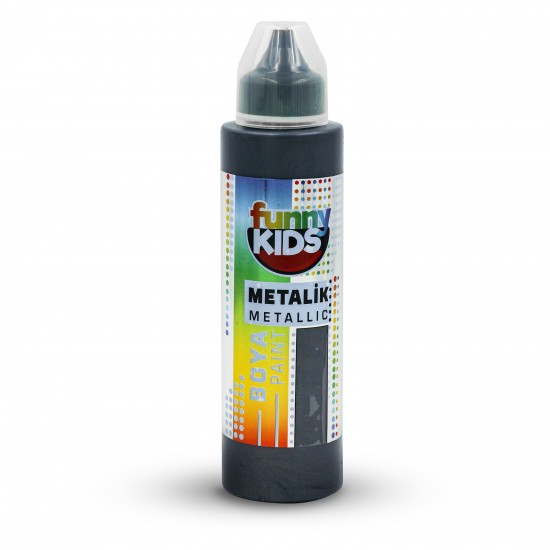 FUNNY KIDS METALİK BOYA 500 CC 2332 SİYAH 