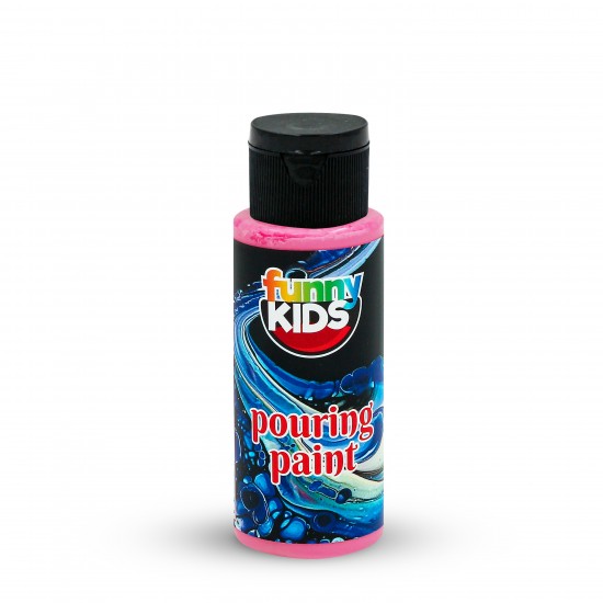 FUNNY KIDS POURING AKRİLİK BOYA 70 CC PEMBE