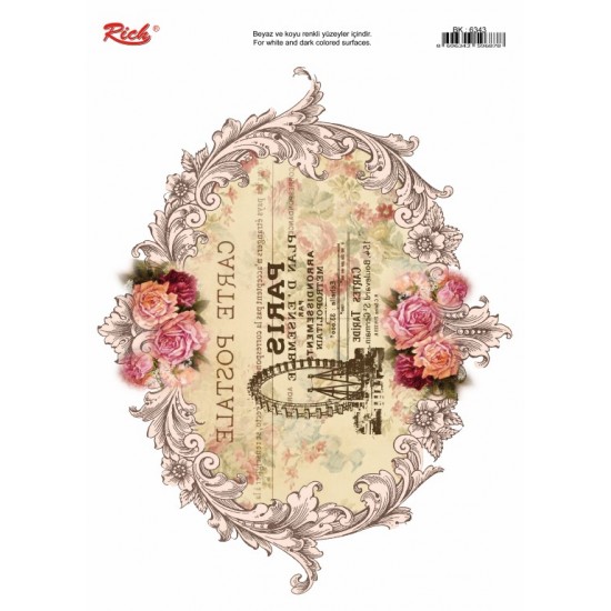 KOLAY TRANSFER BÜYÜK KOYU ZEMİN 6343