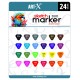 ART-X SKETCH MARKER ÇİFT TARAFLI KALEM SETİ 24'LÜ