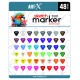 ART-X SKETCH MARKER ÇİFT TARAFLI KALEM SETİ 48'LI