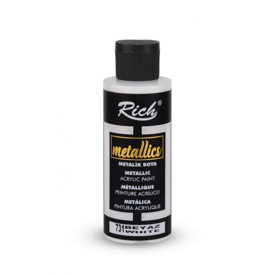 METALİK BOYA 120 CC BEYAZ
