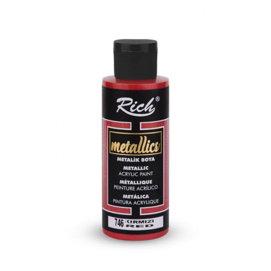 METALİK BOYA 120 CC KIRMIZI