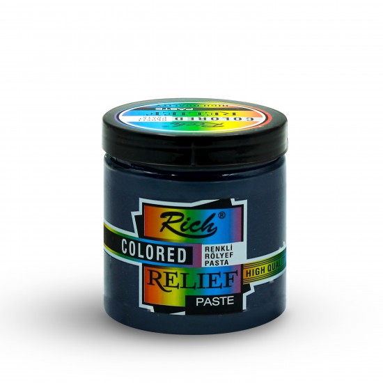 RENKLİ RÖLYEF PASTA SAFİR *NEW