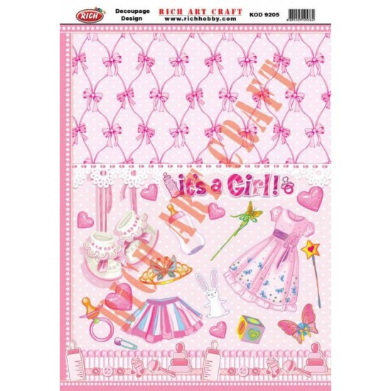 RİCH DEKOPAJ KAĞIDI KOD:9205