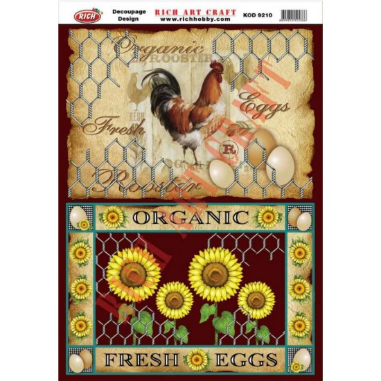 RİCH DEKOPAJ KAĞIDI KOD:9210