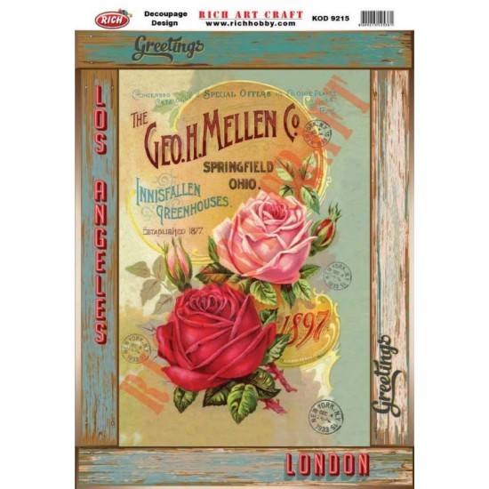 RİCH DEKOPAJ KAĞIDI KOD:9215