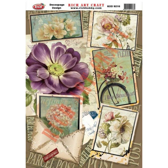 RİCH DEKOPAJ KAĞIDI KOD:9216