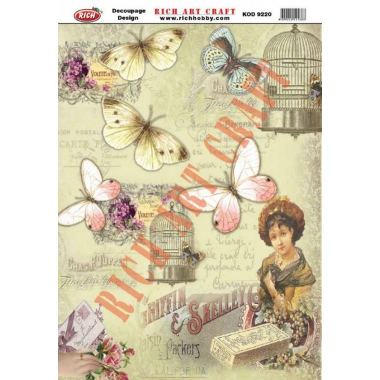 RİCH DEKOPAJ KAĞIDI KOD:9220