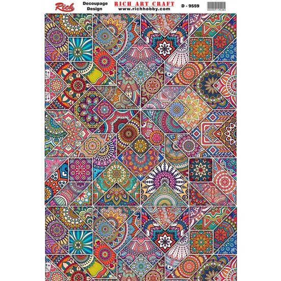 RİCH DEKOPAJ KAĞIDI KOD:9559