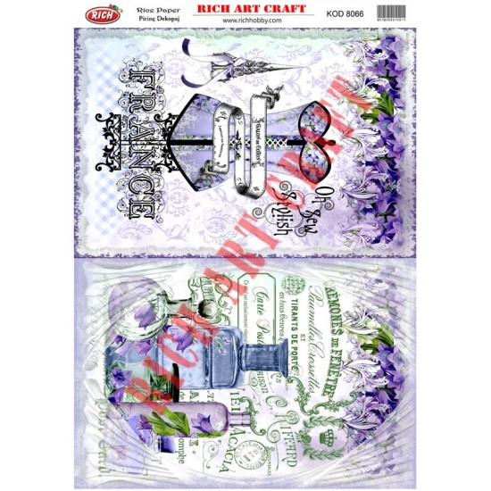 RİCH PİRİNÇ DEKOPAJ KAĞIDI KOD:8066