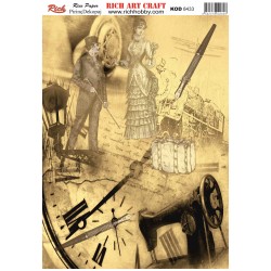 RİCH PİRİNÇ DEKOPAJ KAĞIDI KOD:8433