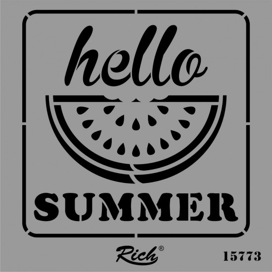 STENCIL KARE 25*25 15773