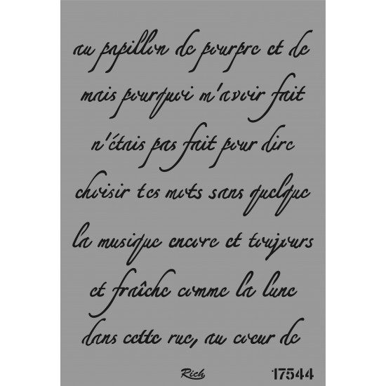 STENCIL 33*48 SERİ 