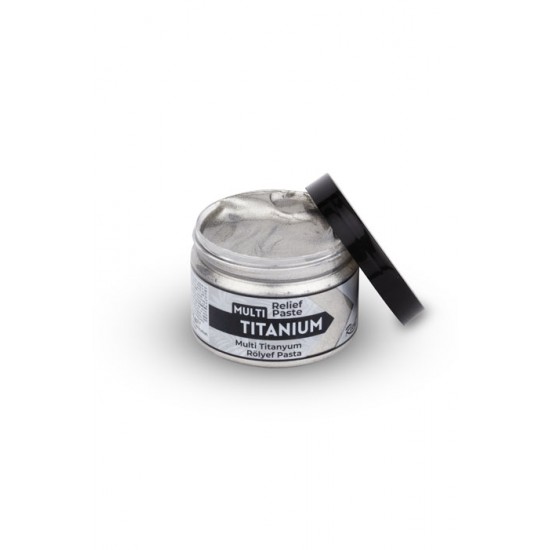 TİTANYUM RÖLYEF PASTA ANTİK GÜMÜŞ