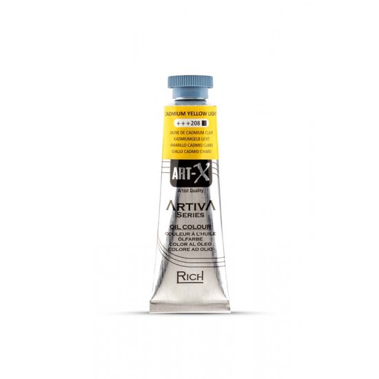 ART-X ARTIVA SERIES OIL COLOR 208 CADMİUM YELLOW LİGHT  37 ML